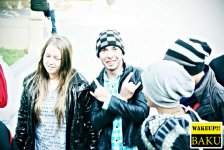 Флешмоб " Winter in Summer" в Баку  - в летнюю жару в зимней одежде (фотосессия)